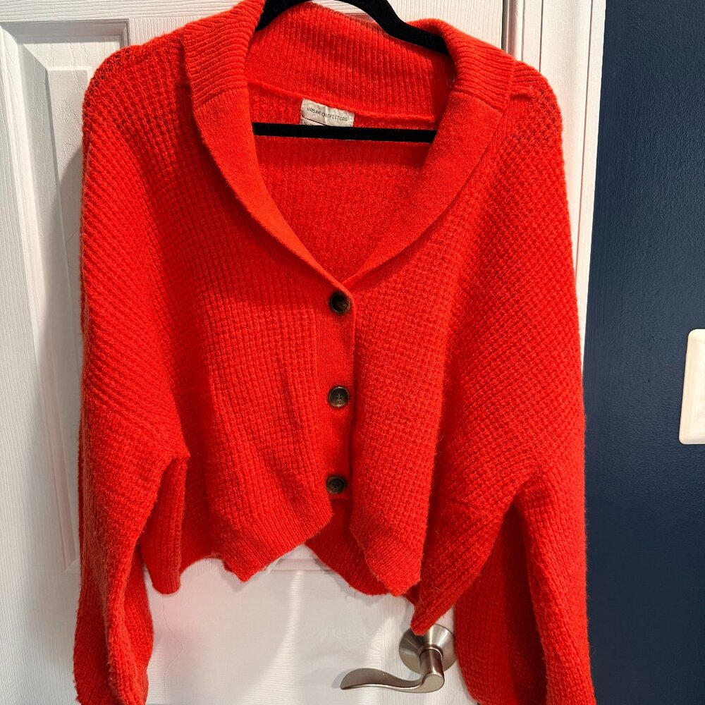 Urban Outfitters Textured Knit Cropped Cardigan